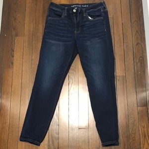 American eagle skinny dark stretch jean